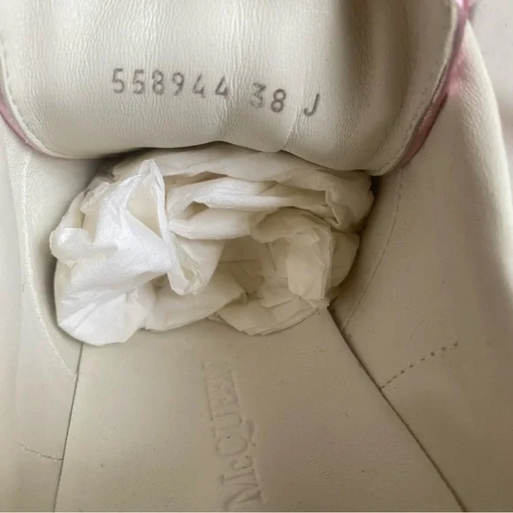 Alexander McQueen Oversized Sneaker in Glitter Pink - Picture 6 of 10